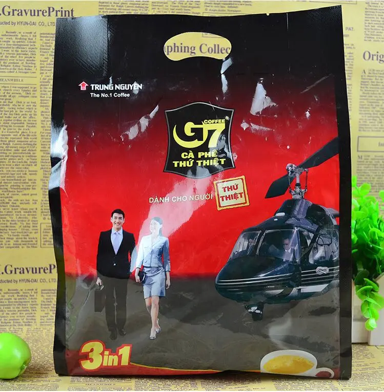 Authentic Vietnam G7 3 in 1 Instant Coffee, green coffee for weight