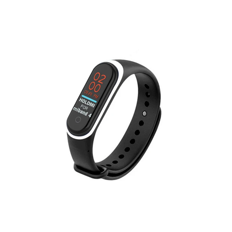 Multi Color Soft Silicone Smart Bracelet Strap for Mi Band 4 Strap Wristband Replacement Accessories for Xiaomi - Цвет: M