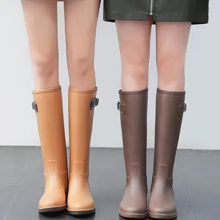 rain boots knee high