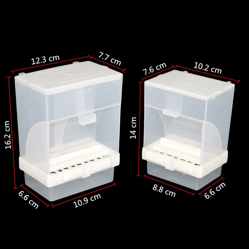 Parrot Feeder Bird Feeding Box Bird Cage Accessories Prevention Splash Pigeon Supplies 1 Pc