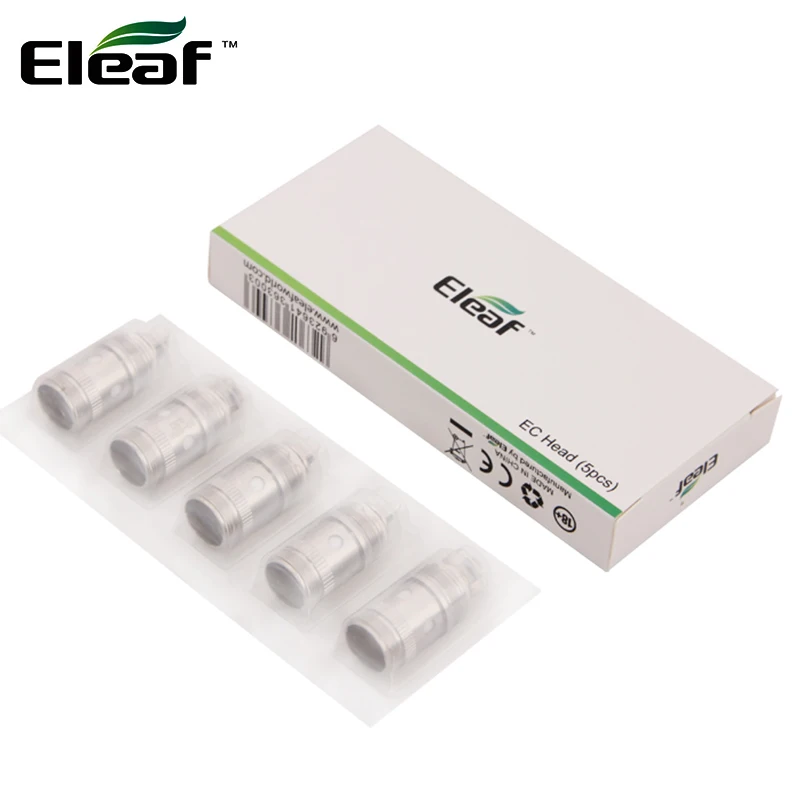 10 шт. Eleaf EC головка 0.18ohm/0.3ohm/0.5ohm электронная сигарета испаритель для ijust 2/iJust S/melo EC головка атомайзера катушки