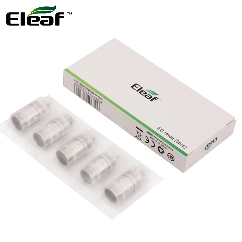 10 шт. Eleaf линия голов EC 0.18ohm/0.3ohm/0.5ohm электронная сигарета испаритель для ijust 2/iJust