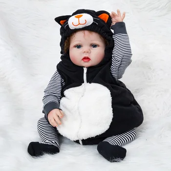 

Realistic Newborn Baby Dolls Reborn Lifelike Full Cute Body Doll Silicone Alive Babies Handmade Toddler High Quality Dolls Toys