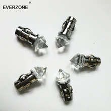 Волоконно-оптический конец свечение кристалл конец фитинги для волоконно-оптического потолка звездное небо освещение эффект жгута аксессуары 5 шт./лот