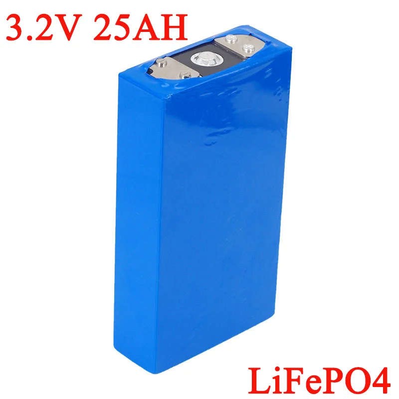 3,2 V 25Ah Аккумулятор LiFePO4 фосфат большой емкости 25000mAh мотоцикл электрический автомобиль аккумуляторные батареи для двигателя модификация