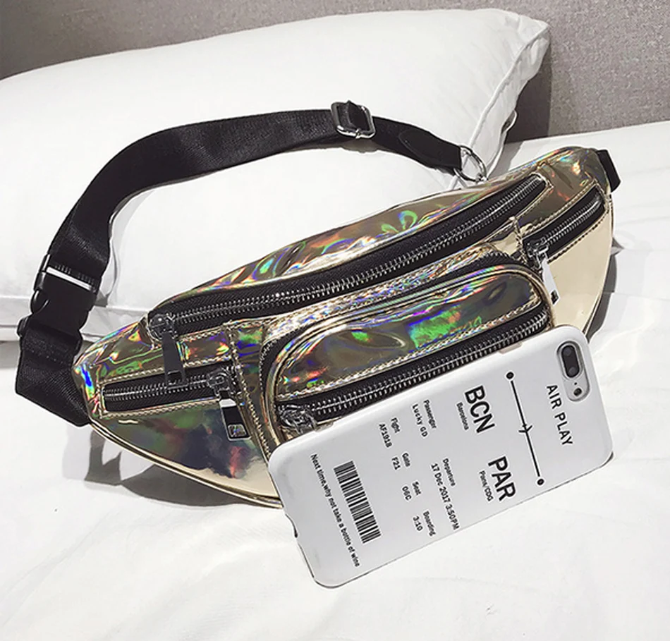 Солнечный берег модный бренд Талия пакеты мини маленькая сумка цепь сумка простой лазерной поясная сумка