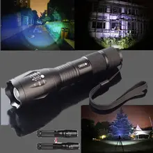 Zoomable Linterna Antorcha 5000LM XM-L T6 LED Linterna A Prueba de agua 5 led de modo de Zoom Luz de La Antorcha + 18650 + Cargador