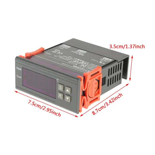 1 PC Temperature Controller Digital LED Thermostat Temperature Controller with Sensor Probe 4 types Optional Temperatuurregelaar