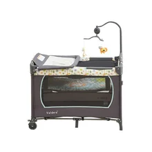 Valdera 6060, светильник для новорожденных, раскладные дорожные кровати, двойная игровая кровать, детская кроватка с тележкой