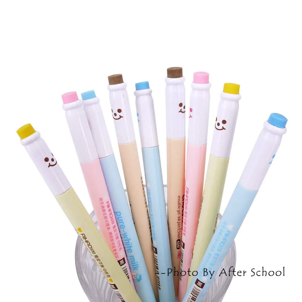 

3 pcs/lot Creative Erasable Gel Pen Stationery School Office Erasable Pen Cute Pens School Supplies Kawaii Stationery Products