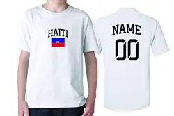 2019 новый бренд высокое качество для человека лучше Гаити Футболка Флаг страны гордость добавить ваше имя/номер короткий рукав футболки