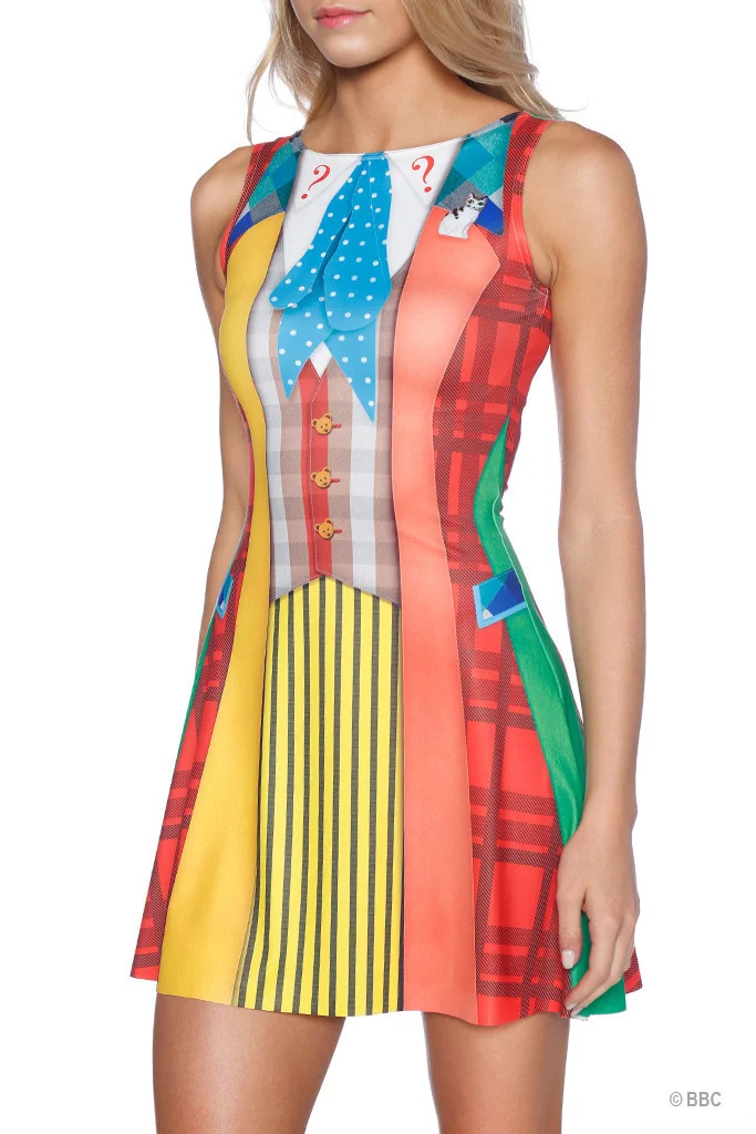 Brand 2016 Spring Summer Casual Cartoon 3d Printed Skater font b Dress b font font b