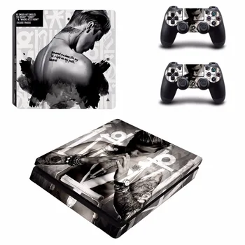 

Justin Bieber PS4 Slim Skin Sticker Decal for Sony PlayStation 4 Console and Controller PS4 Slim Skins Stickers Vinyl Accessory