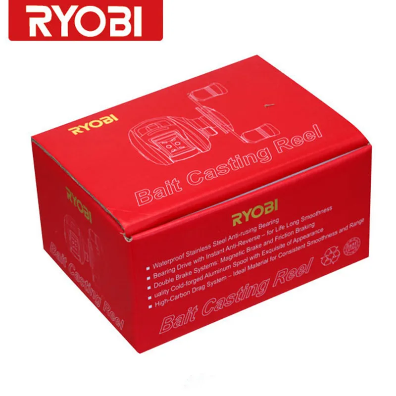 RYOBI AQUILA baitcasing Рыболовная катушка высшего качества Приманка литье правая левая