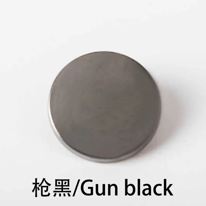 gun black Высокое количество 10 шт. 11-30 мм золото/серебро/черный винтажный античный металлический Блейзер на пуговицах самолет для Блейзер, костюмы, спортивное пальто, униформа - Цвет: gun black