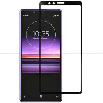 Перейти на Алиэкспресс и купить Полное покрытие закаленное стекло для Sony Xperia XZ4 XA3 10 1 8 5 Защита экрана для Sony L3 L 3 I3312 I4312 I4332 I3322 защитный