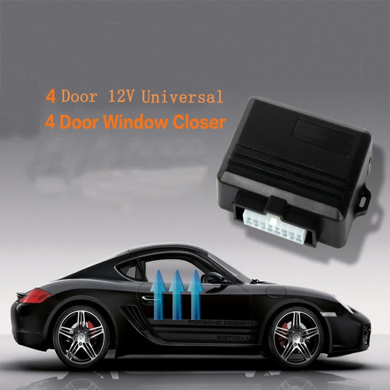 Universal Auto Car Power Window Roll up Closer for 4 Doors 12V Vehicle