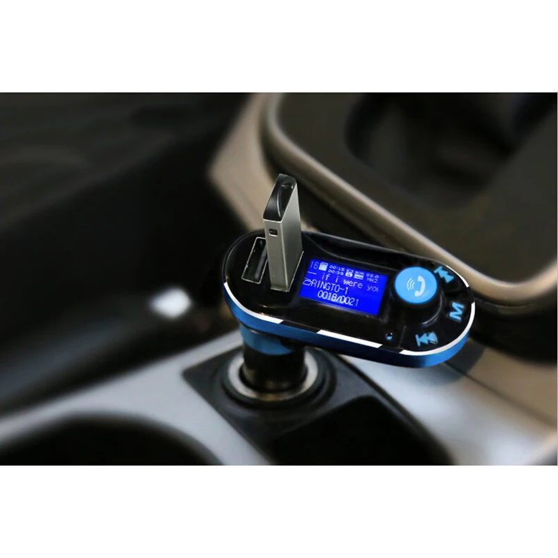 Беспроводной Bluetooth передатчик плеер Hands-free Car Kit Dual USB поддержка SD Совместимость с широким спектром электронных устройств