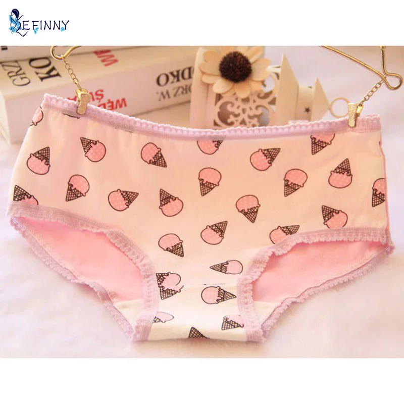 

EFINNY Arrival Good Quality Underwear Women Panties Solid Color Calcinha Tanga Bragas Lingerie Cute Briefs Size Free
