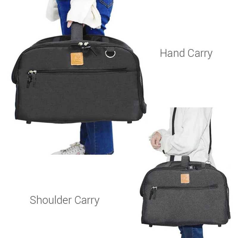 Portable Travel Dog Carriers Breathable Bag For Dogs Airline Approved Carrier for Cat Car Seat Dog