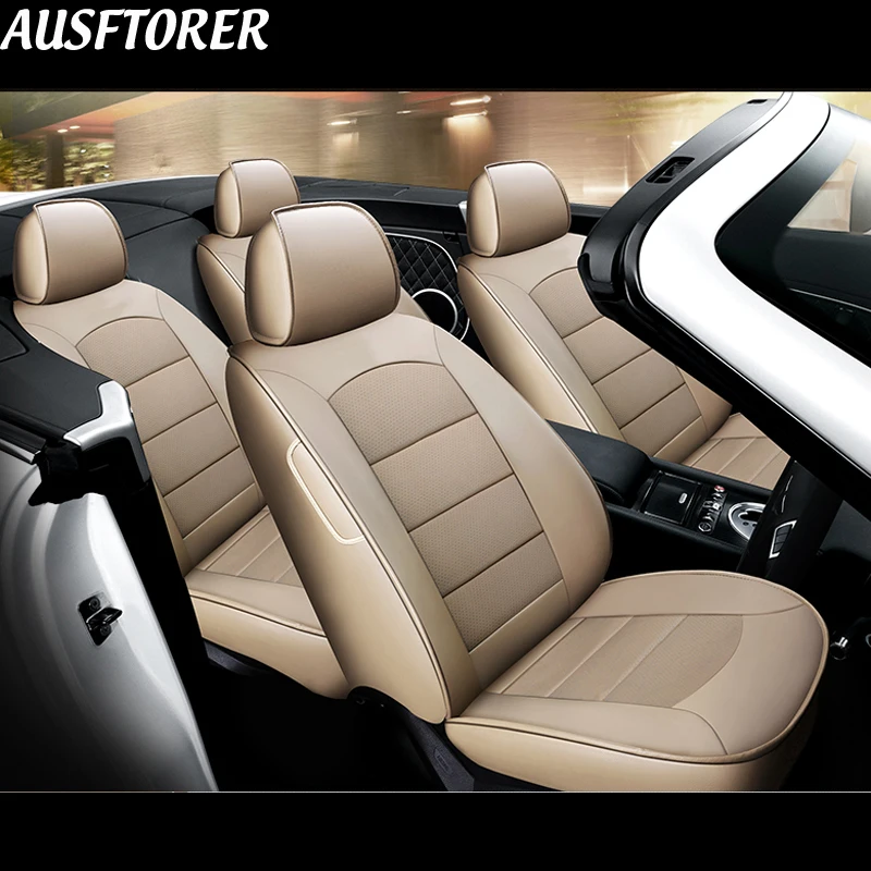 AUSFTORER Custom Automotive Covers Seat for Jeep Renegade Seat Cover