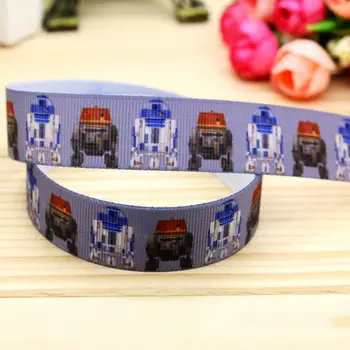 

7/8'' Free shipping printed grosgrain ribbon hair bow headwear party decoration wholesale OEM 22mm H5091