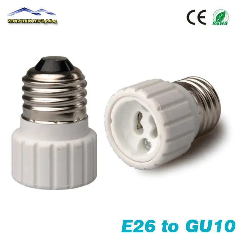 E26 GU10 ceramics holder adapter E26 to GU10 lamp base Flame retardant