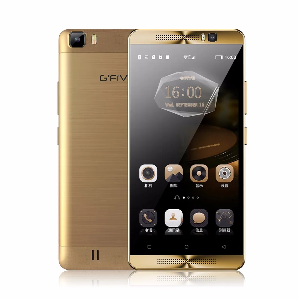 Gfive L3 5 5 Mobile Phone Android 6 0 5000mAh MT6580M Quad Core Smartphone 2GB RAM