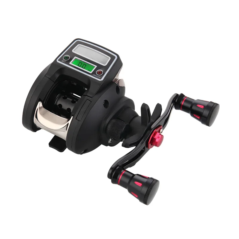 

Digital Display Baitcasting Fishing Reel Magnetic Slow-down Counting 6.3:1 Gear Ratio Fishing sub-wheel anti-explosion Line