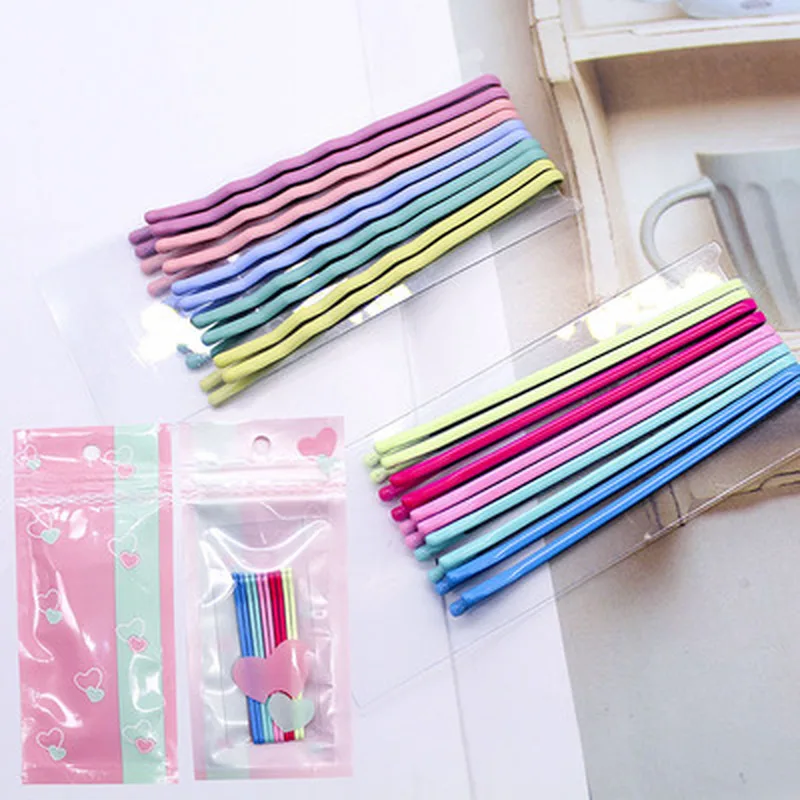 

10Pcs/Set Colorful Hairpins for Women Hair Clip Lady Bobby Pins Invisible Wave Hairgrip Barrette Hair Clips Accessories