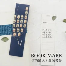 30 шт./упак. японский Стиль милые вещи Закладки Бумага мультфильм Животные Закладки рекламных подарков Канцтовары двойной Примечание сообщение