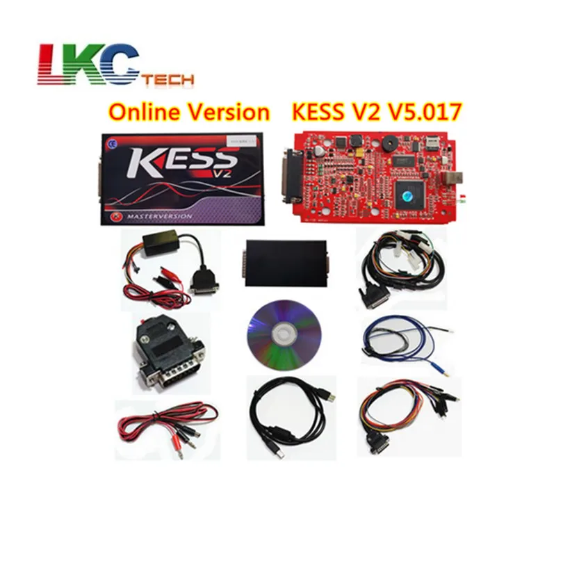 

2018 Top Red KESS V5.017 SW V2.47 Ktag K TAG V7.020 Master KESS 5.017 Red PCB Online Unlimited Tokens ECU Chip Tuning Tool