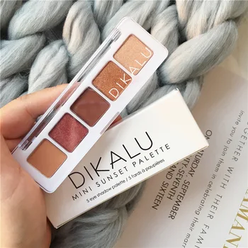

DIKALU 9/5 Colors Glitter Sunset Eye Shadow Palette Matte Shimmer Metallic Powder Cream Eyeshadow Waterproof Beauty Makeup TSLM2