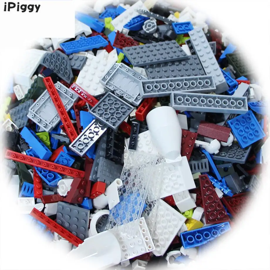 

2018 New Hot DIY Creative Educational 1kg Weight Random City Bricks Building Blocks Toys For Children Designer Christmas Gift