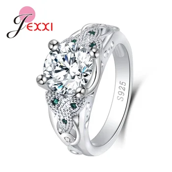 

New Arrival Charming Bridal Wedding Engagement Ring Cubic Zirconia 925 Sterling Silver Lover/Girlfriend Valentine's Gift