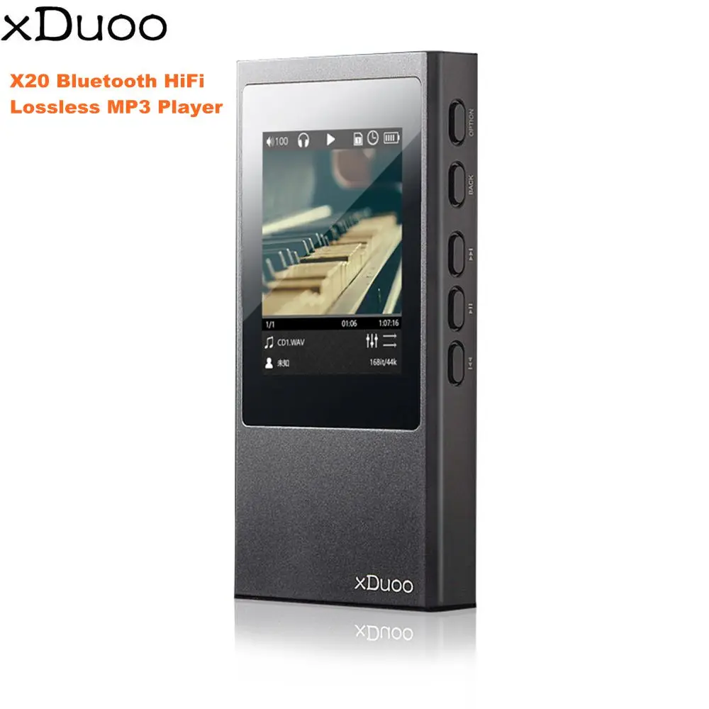 XDUOO X20 Portable Lossless Music Player Bluetooth 4.1 HiFi Usb Dac MP3