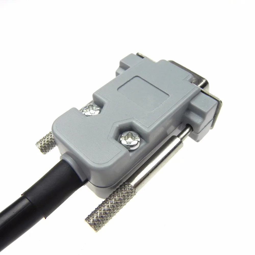 DB-15pin male soldering type connector socket outer casing together with screws 3