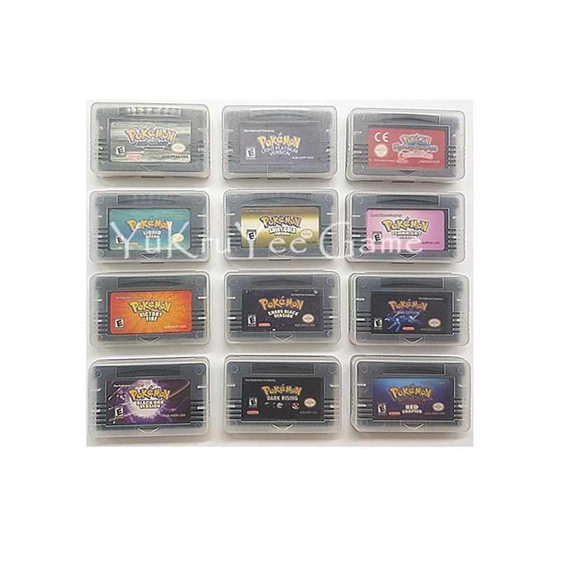 

PokemonSeries Red Chapter Video Game Cartridge Console Card for 32 Bit Handheld Player Console System