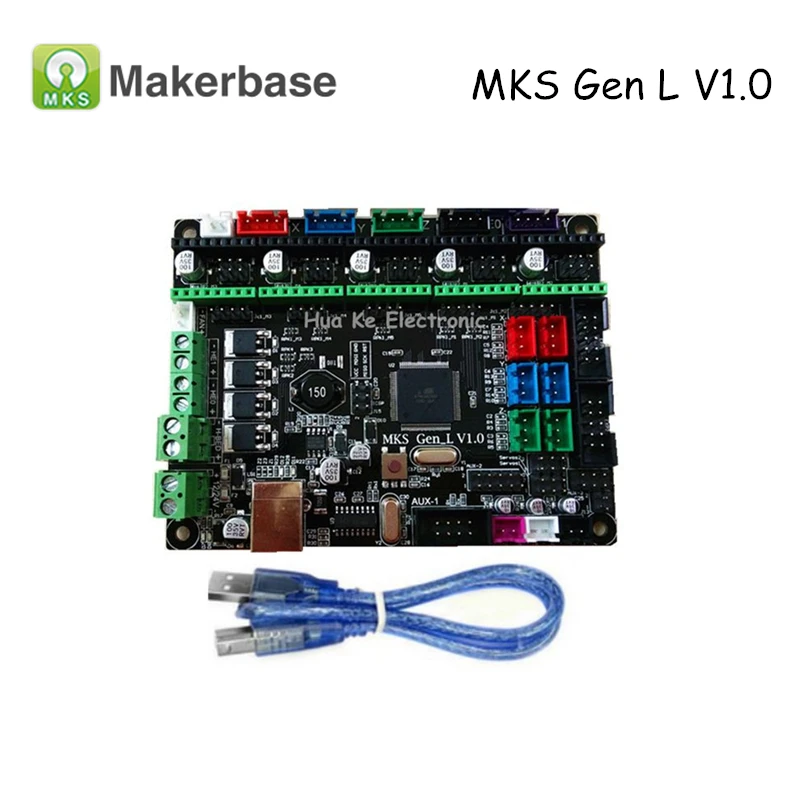 

Original 3D Printer Controller Board MKS Gen L V1.0 Compatible with Ramps1.4 MKS Gen L Support A4988/DRV8825/TMC2100/LV8729