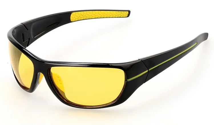 Мужские поляризованные солнцезащитные очки OUTSUN для ночного вождения, желтые линзы, очки для ночного видения, очки для уменьшения бликов - Цвет линз: Yellow Yellow