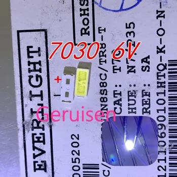 

100PCS EVERLIGHT LED 7030 LED Backlight TV High Power 1W 6V LED Backlight Cool white For LED LCD TV Backlight Application