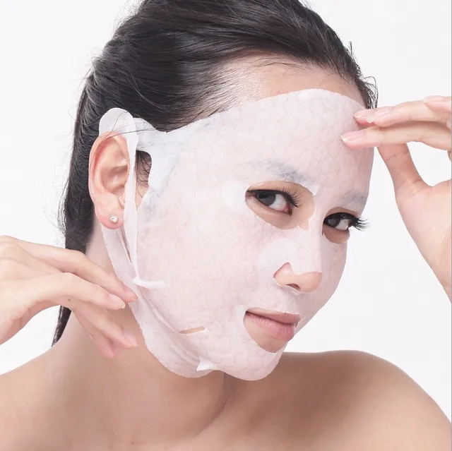 diy beauty salons professional ear style mask paper 4d natural cotton facial mask sheet