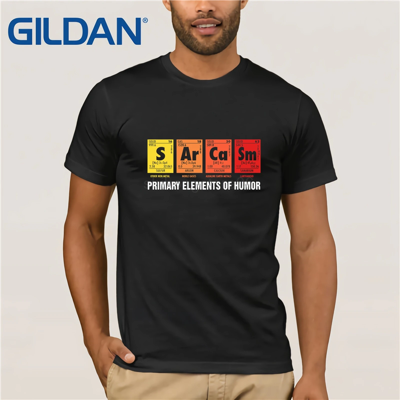 

Primary Elements Of - Sarcasm Humor Popular Tagless Tee T-Shirt