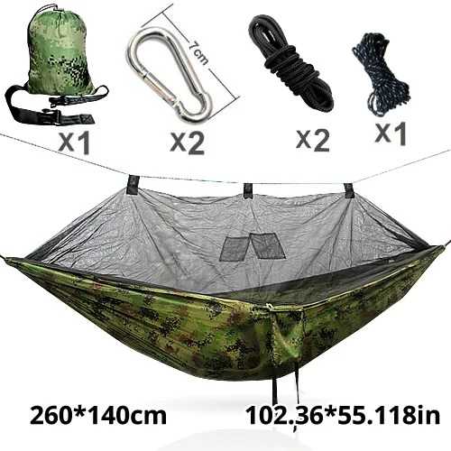 Hammack Hamock Кемпинг Москитная сетка гамак Hammac Гамак Одноместный - Цвет: Camouflage hammock