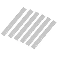 6 шт. пластиковый ящик шкаф сетка делитель аккуратный Органайзер контейнер для домашнего хранения белый