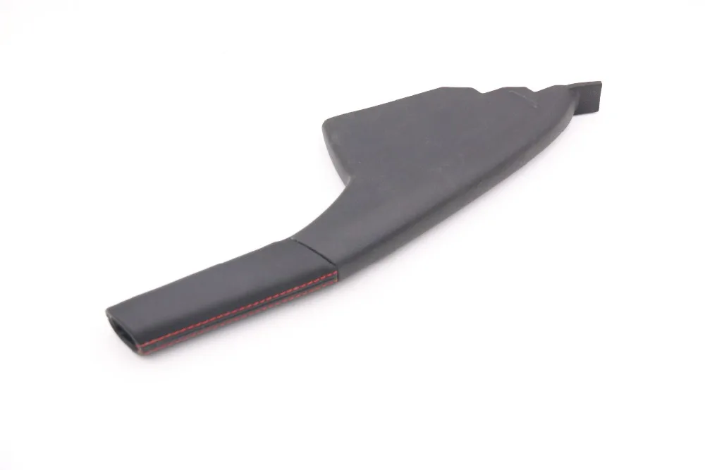 

GENUINE LEATHER HAND BRAKE LEVER CASE COVER 6RD 711 461 B FOR VW POLO RED LINE