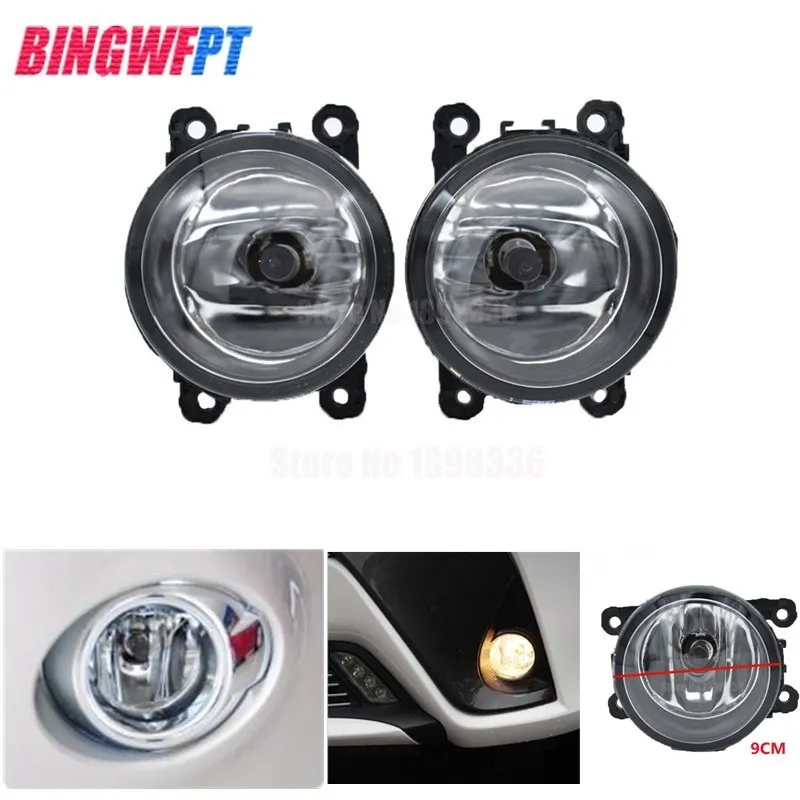 

2x Car Styling Round Front Bumper LED Fog Lights DRL Daytime Running Driving fog lamps For Peugeot 207 SW Estate WK_ 07-12