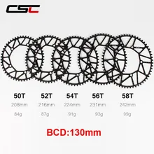 130bcd велосипедная цепь 50 t/52 t/54 t/56 t/58 t Litepro CNC легкая узкая широкая велосипедная цепь