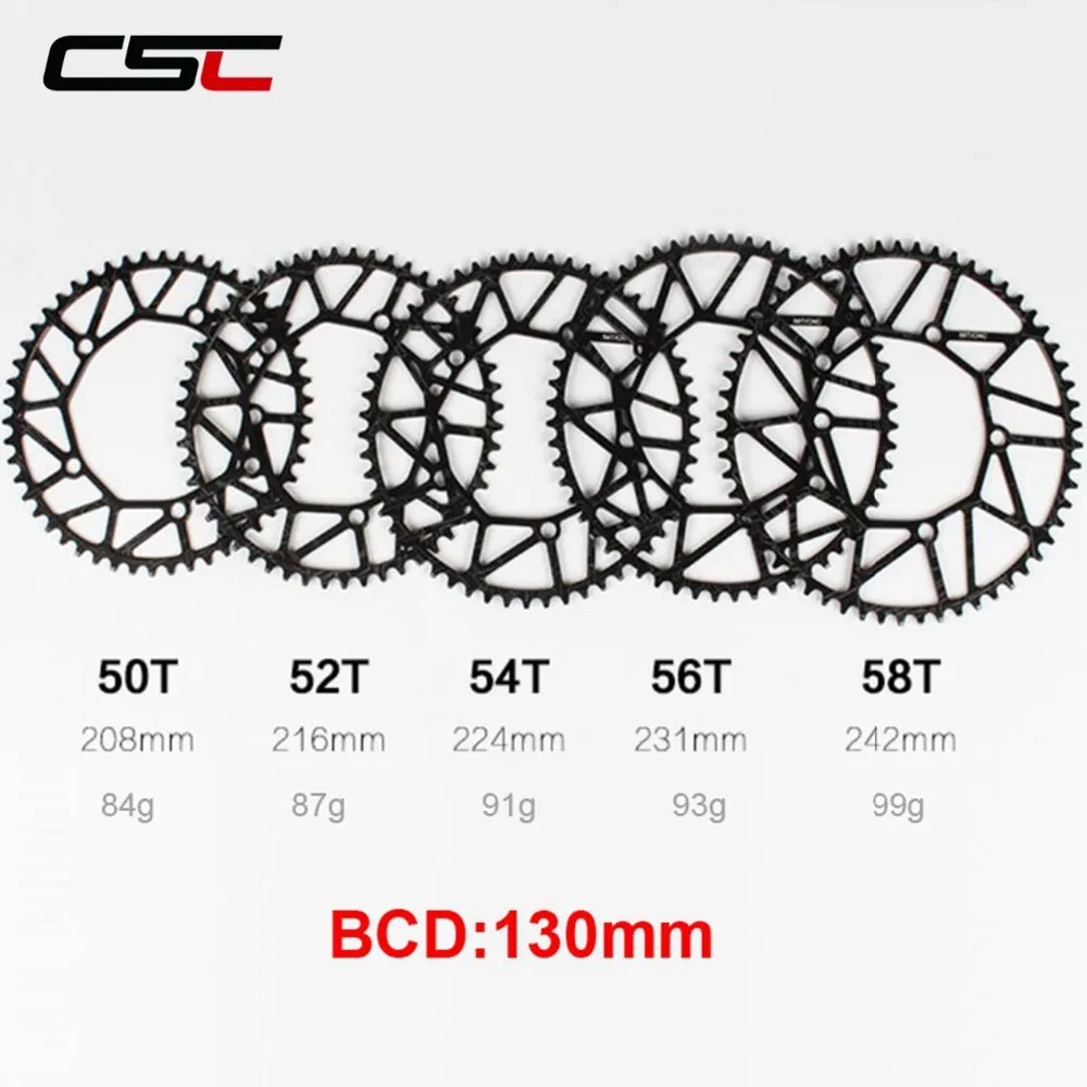 130bcd велосипедная цепь 50t / 52t /54t/56t/58t Litepro CNC легкая узкая широкая | Спорт и
