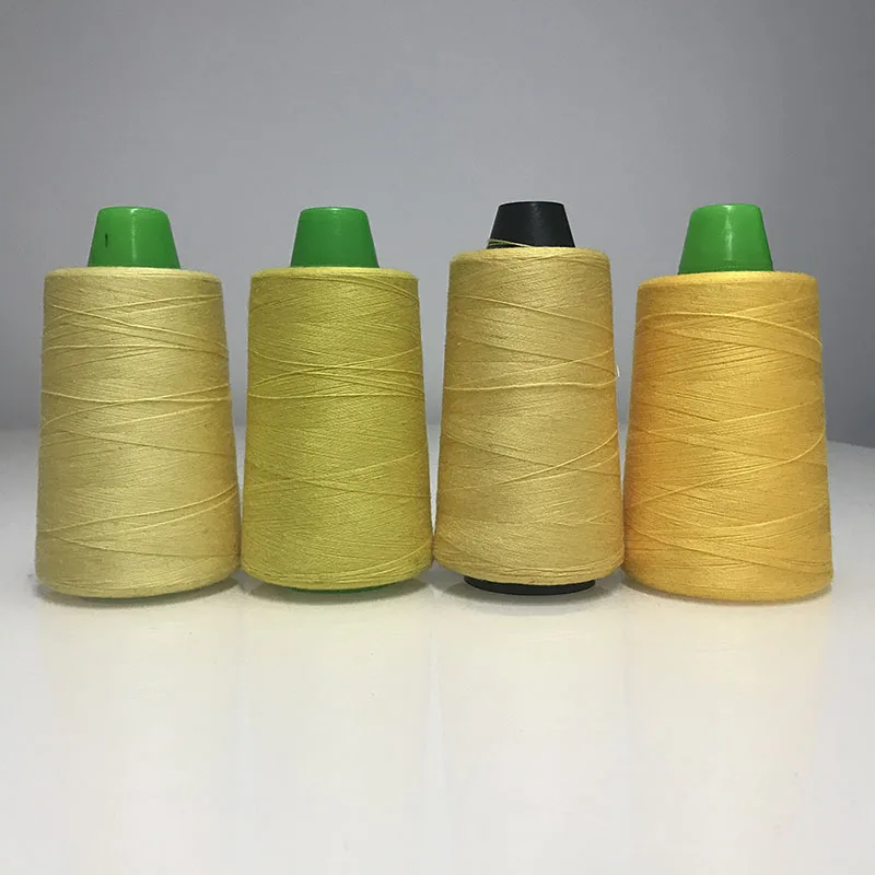 3000 Yards High Speed Sewing Thread Polyester Yellow Sewing Thread Type